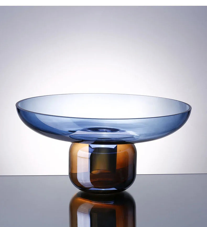 Aurelia | Vase en verre avec dégradé de couleurs | Amovible & Moderne | Pour fleurs coupées & fleurs artificielles
