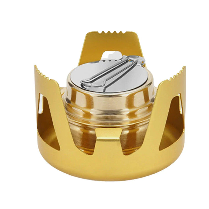 Flamero Réchaud Spirituskocher | Flamme Réglable | Combustion à 360° | Compact & Stable