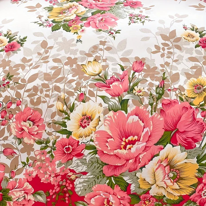 Ensemble de literie Floralis | 3 pièces | Microfibre | Imprimé floral & design réversible