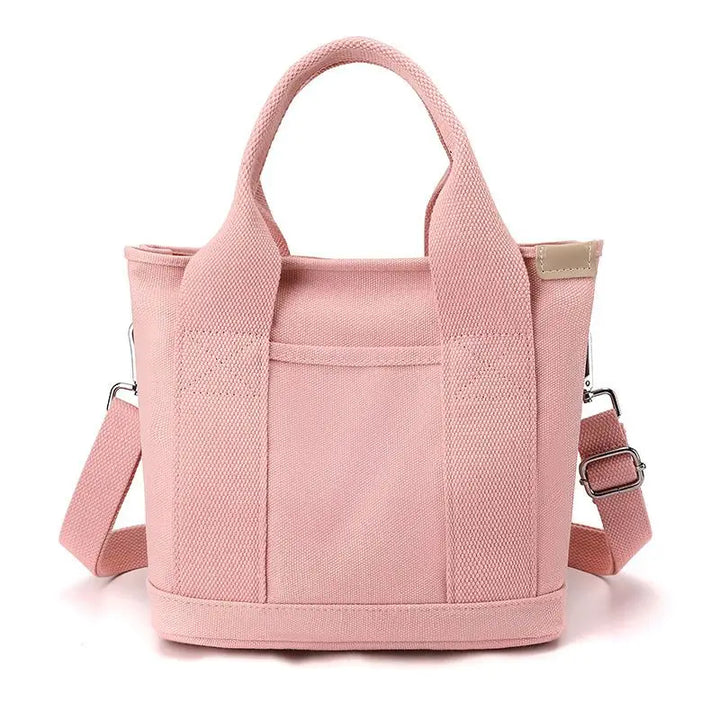 Sac à main Damentasche Tovèra CanvasMini | Petit sac bandoulière avec fermeture éclair | Sac en toile à la mode | 23×15×21 cm