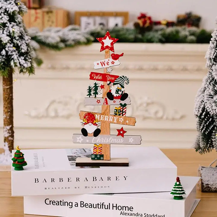 Décoration en bois MerryPine | Mini sapin de Noël avec le Père Noël | DIY déco de table & panneau | Décoration de Noël 2025