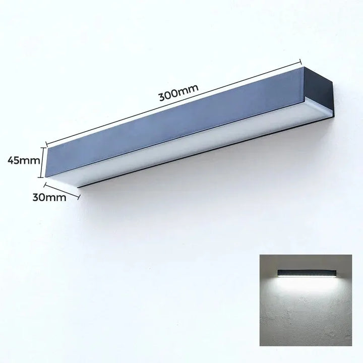 Lampe solaire murale Solavella | 16 LEDs | Super lumineuse & étanche | Pour jardin, balcon & mur de maison | Blanc chaud & froid