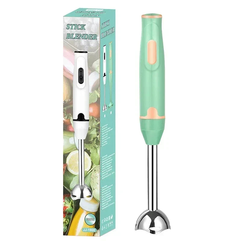 MixPro | Mixeur plongeant 400W | Pied mixeur en acier inoxydable | Smoothies, soupes & nourriture pour bébés | Ergonomique & protection contre les éclaboussures