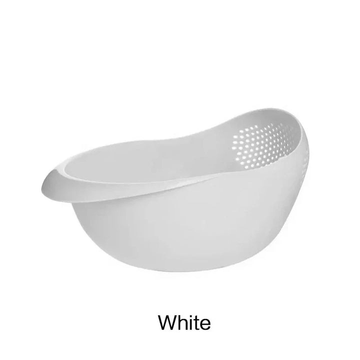 KlarSieb Passoire Multifonctionnelle | Passoire à Riz & Panier d'égouttage | Pour Fruits, Légumes & Riz | Design Ergonomique