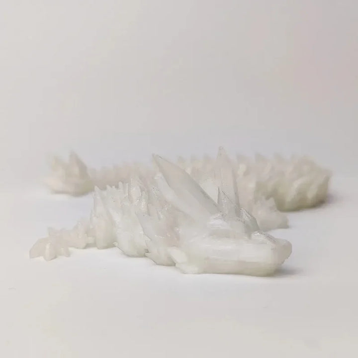 DracoLume Sculpture de dragon LED imprimée en 3D | 22 cm | Décoration lumineuse pour aquarium, chambre et bureau