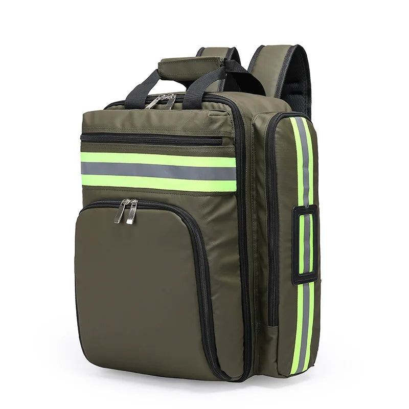 Sac à dos d'urgence SafePak Rescue+ | Étanche & Réfléchissant | Pour premiers secours & survie | 45×35×15 cm