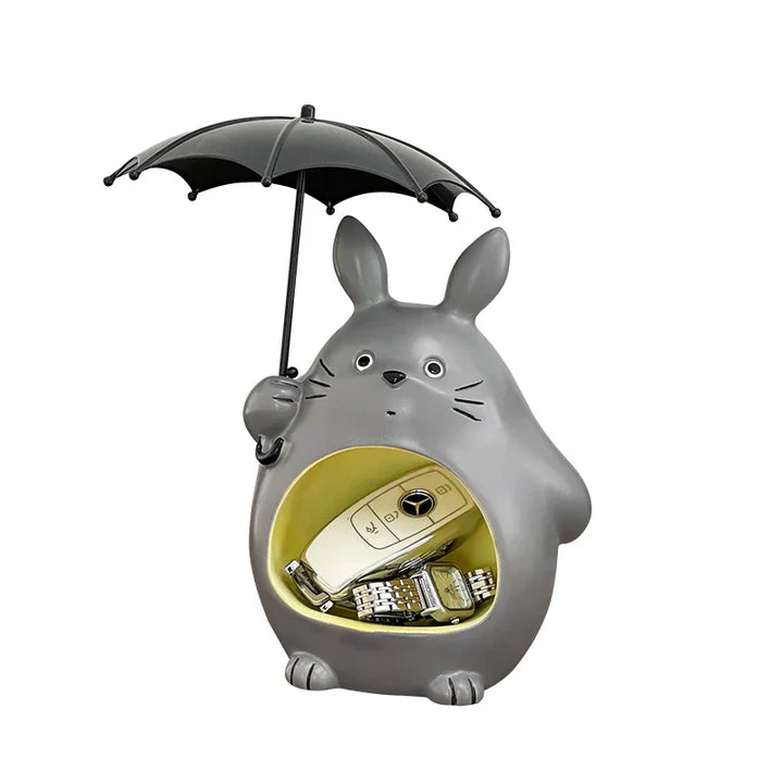 Bol de rangement Totovia | Bol de rangement en forme de figurine | Design cartoon | Bol pour clés et décoration | Pour le salon et la chambre