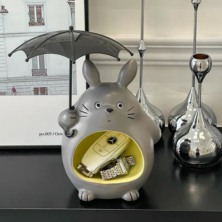 Totomi porte-clés figurine | Design cartoon mignon | Décoration inspirée de Totoro | Pour salon et chambre