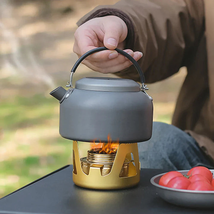 Flamero Réchaud Spirituskocher | Flamme Réglable | Combustion à 360° | Compact & Stable