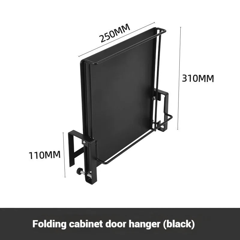 Étagère de cuisine pliable | Acier au carbone | Organisateur de plan de travail et de placard gain de place