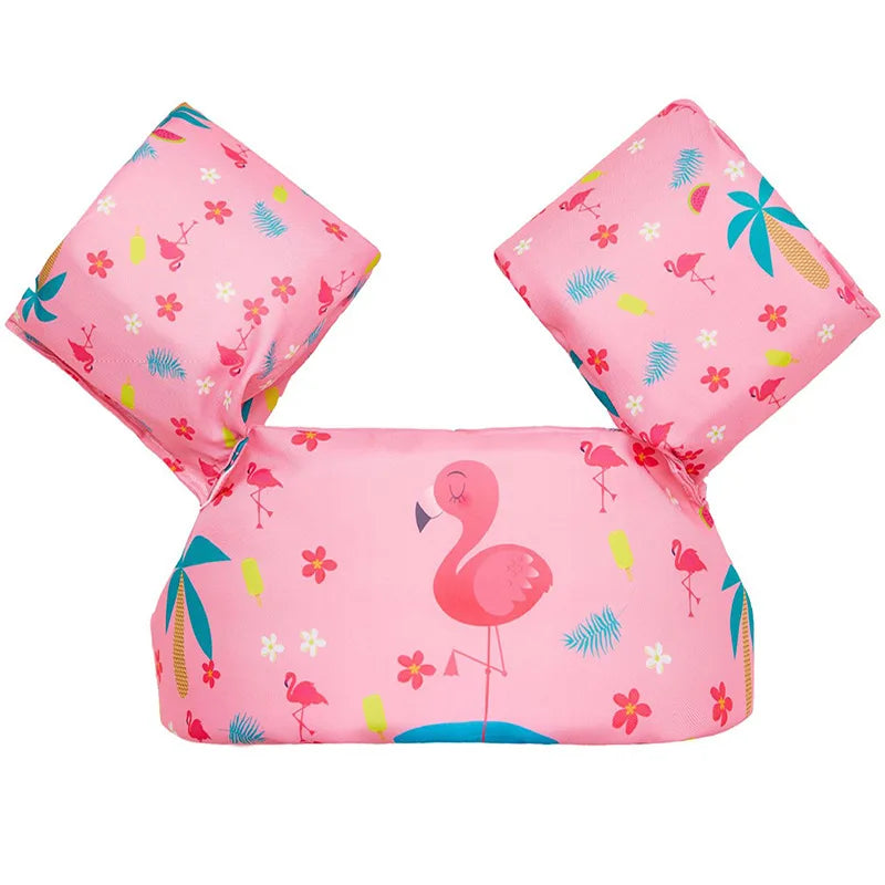 FLOTTY Kids Aide à la Natation | Gilet de Sauvetage avec Brassards | Boucle Double Réglable | Pour Enfants jusqu'à 25 kg