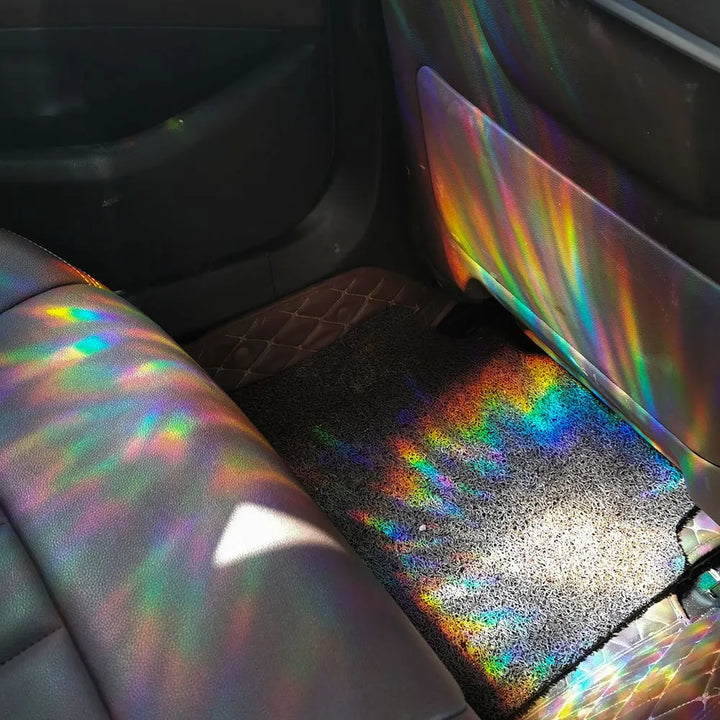 Autocollant de fenêtre RegenbogenWächter | Défense des oiseaux & capteur de lumière | 12×12 cm | Réutilisable