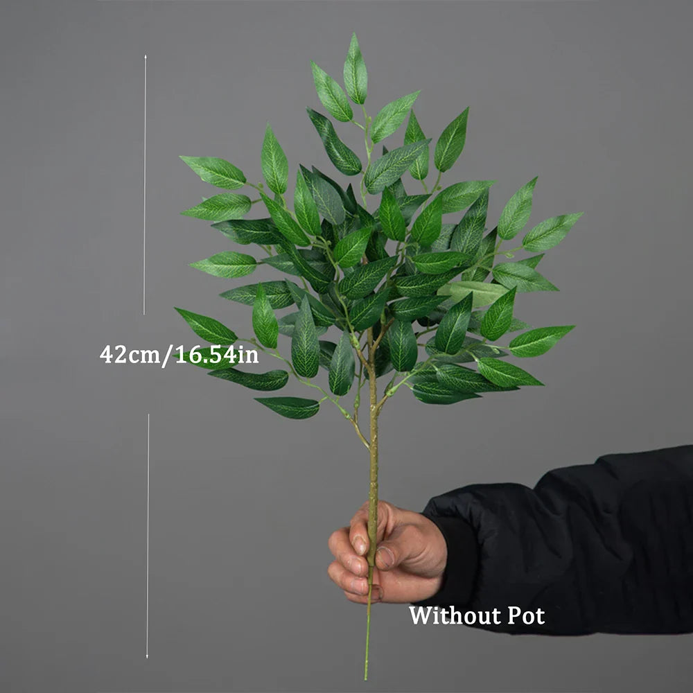 Plante Eucalyptus Artificielle | 42–64 cm | Feuilles en Soie | Décoration pour Maison, Bureau & Balcon
