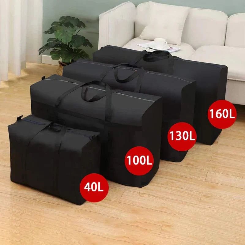 StauraumPro Sac de rangement pliable | Grand volume | Résistant et respirant | Pour vêtements, couvertures et jouets