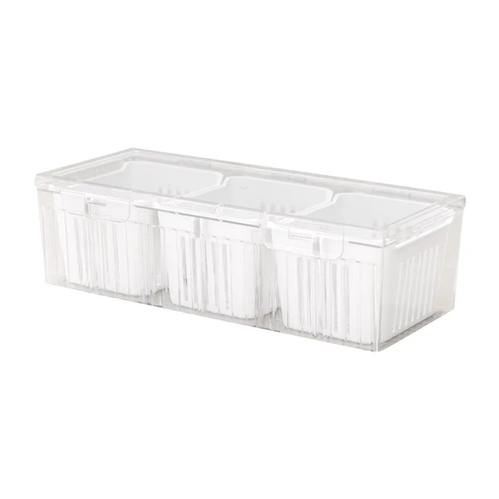 Organixo | Boîte de rangement | Compacte & Empilable | ABS | 22,7 x 9 x 6,7 cm