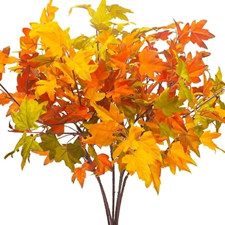 Leaforia | Branche d'érable artificielle | Décoration d'automne | 39 cm | Pour la maison & le jardin