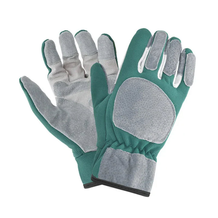 Gants de jardin ThornGuard | Protection contre les épines & Extra longs | Cuir & Revêtement en caoutchouc | Protection pour roses & buissons
