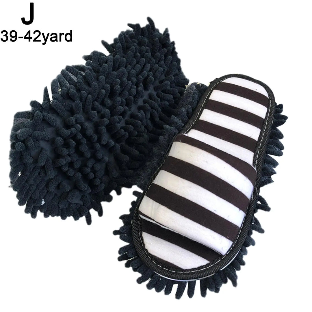 CleanSteps Chaussons en Microfibre | Chaussures 2-en-1 & Mop | Lavables & Antidérapants | Convient à tous les types de sols