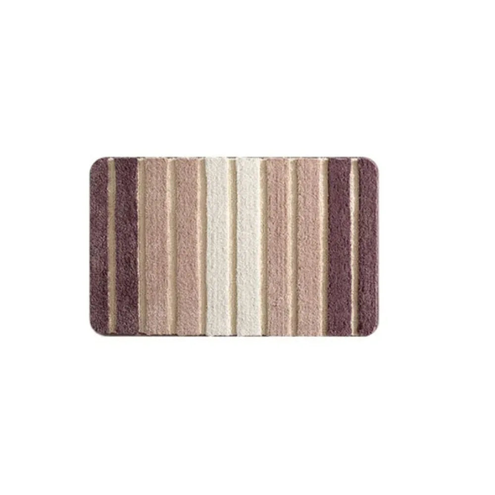 AquaLoom Tapis de Bain | Rayé | Doux & Antidérapant | 40 x 60 cm | Plusieurs Couleurs
