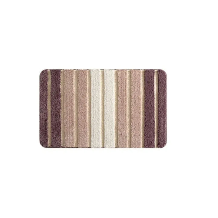 AquaLoom Tapis de Bain | Rayé | Doux & Antidérapant | 40 x 60 cm | Plusieurs Couleurs