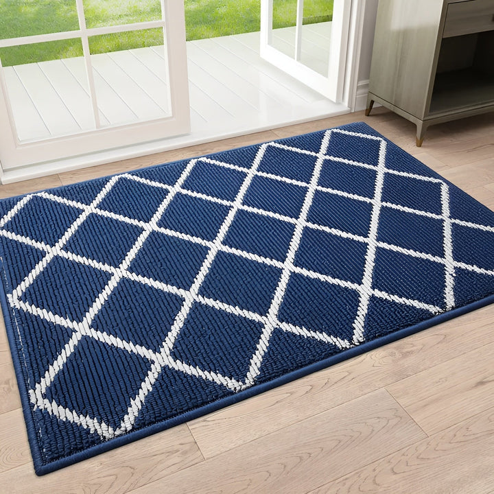 Tapis d'entrée SafeStep | Design à carreaux | Antidérapant & Absorbant | Facile à entretenir | Différentes tailles