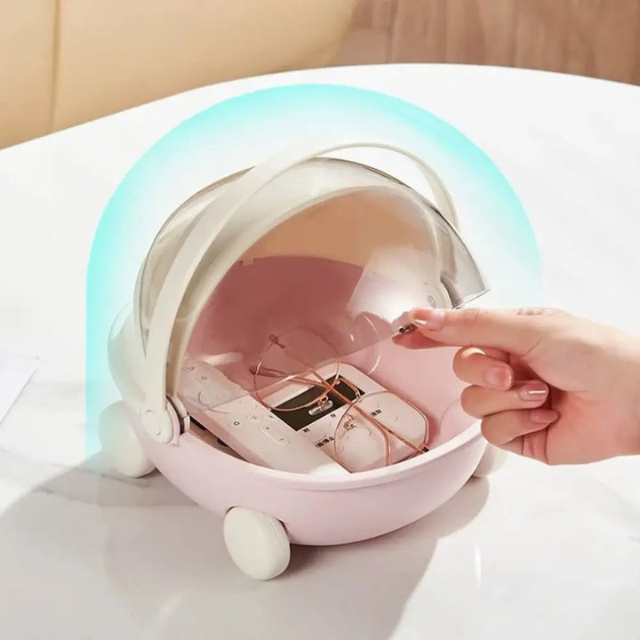 SweetNest Boîte de Rangement en Forme de Berceau – Boîte de Bureau et de Décoration Mignonne