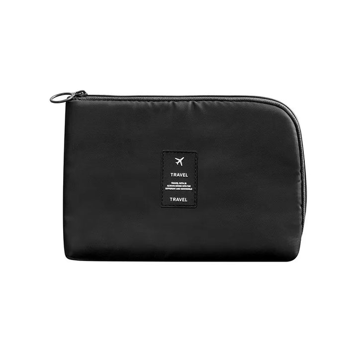 TechTasche Sac de câbles étanche | Organiseur électronique pour voyages | Compact & Robuste | Nylon 23x15cm
