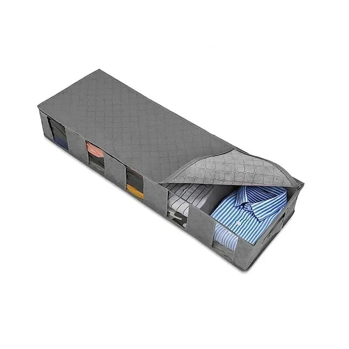 SpaceSaver Sac de rangement sous le lit | Pliable | Avec poignées | Non-tissé