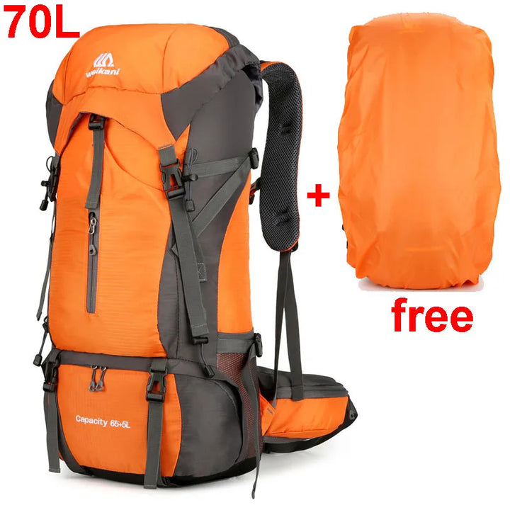 Alpivento 70L Sac à dos de trekking | Sac de camping imperméable avec protection contre la pluie | Grand sac à dos de plein air pour la randonnée, l'alpinisme et les voyages  Marque :