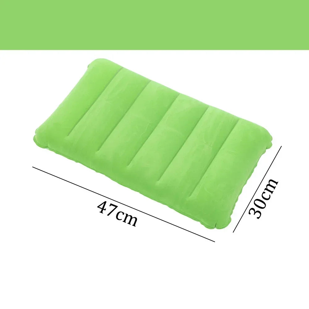 Coussin de voyage gonflable 47x30 cm | Pliable & Léger | Coussin d'air AirNest pour camping & voyages en avion