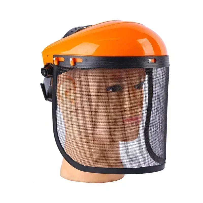 Casque de protection SafeCut | Protection en acier inoxydable pour le visage pour le jardin et la construction | Masque complet contre les éclaboussures et les chocs | 39×20 cm