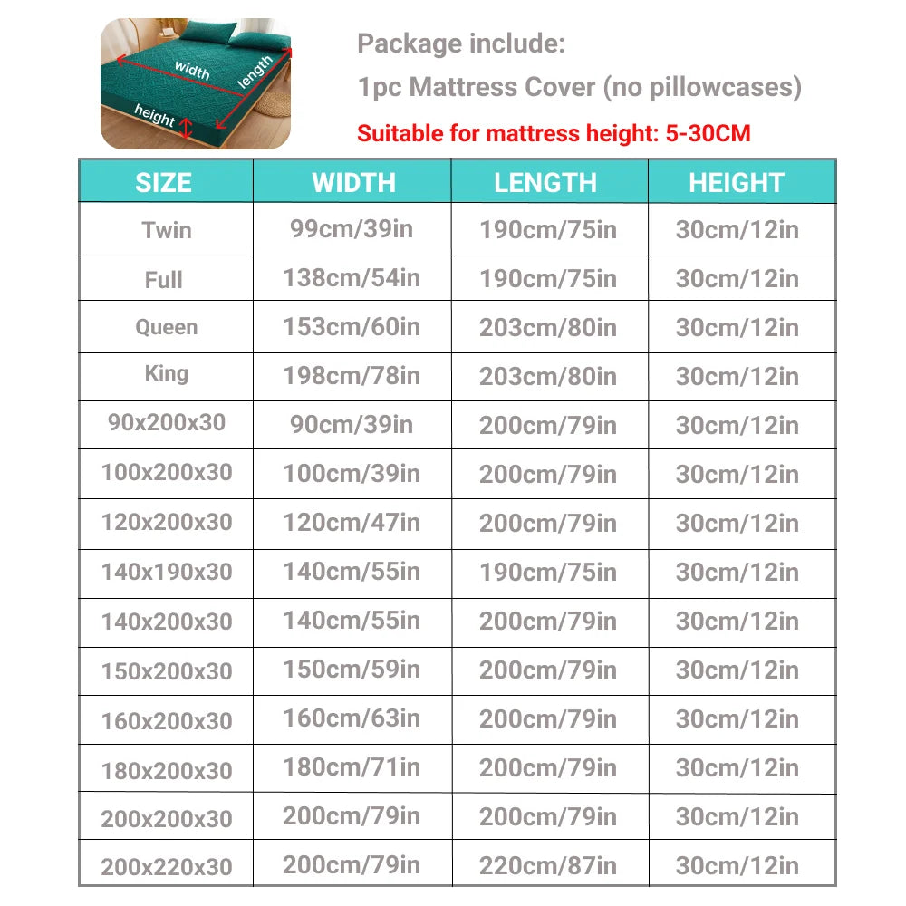 QuiltGuard - Protège-matelas imperméable matelassé
