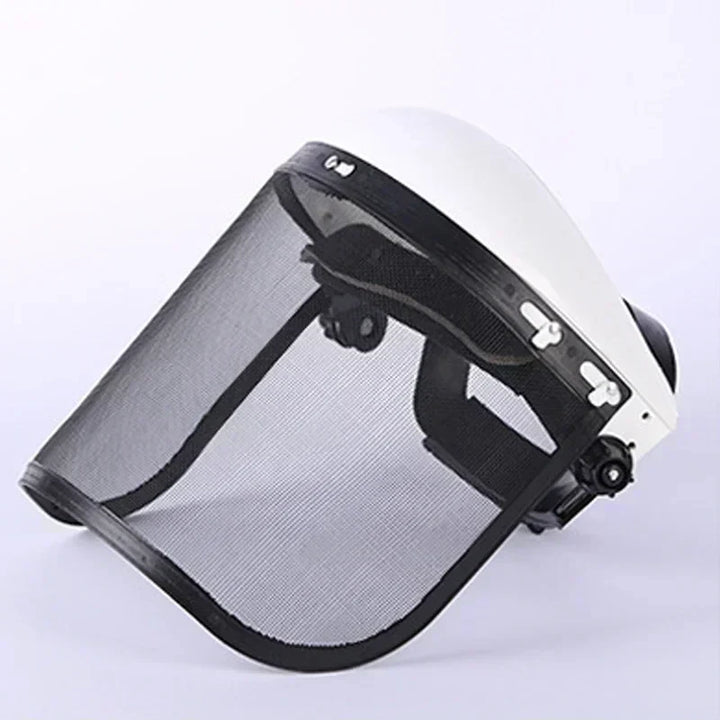 Casque de protection SafeCut | Protection en acier inoxydable pour le visage pour le jardin et la construction | Masque complet contre les éclaboussures et les chocs | 39×20 cm