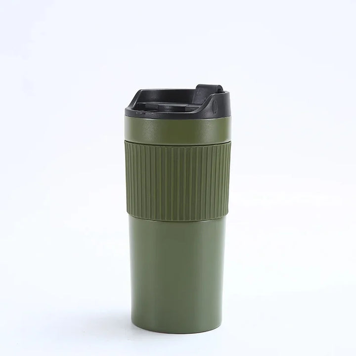 BrewMate Go | Presse Française Isolée To-Go | 420 ml | Acier Inoxydable | Double Paroi & Anti-Fuite