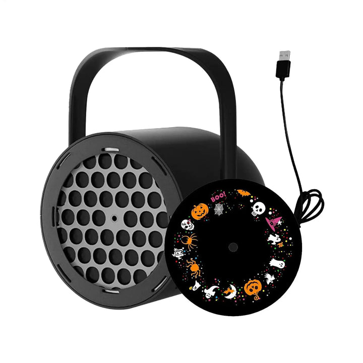 Projecteur SpookLight | 16 Motifs Halloween | Résistant aux intempéries & LED | USB Plug & Play