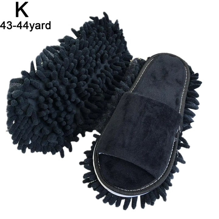 CleanSteps Chaussons en Microfibre | Chaussures 2-en-1 & Mop | Lavables & Antidérapants | Convient à tous les types de sols