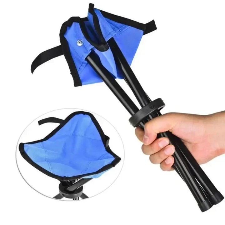 TrekHocker Outdoor | Pliable & Ultra Léger | Antidérapant & Robuste | Bleu/Vert/Rouge