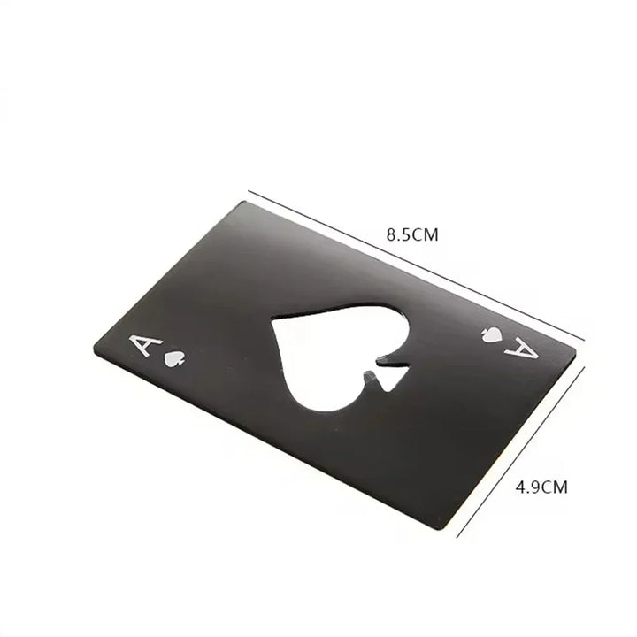 AcePour Ouvre-bouteille en Acier Inoxydable au Design de Cartes à Jouer – Robuste, Élégant & Toujours à Portée de Main