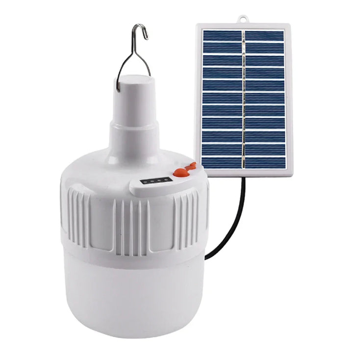 Lampe suspendue LED solaire Solanite | 6–12 heures de lumière | Rechargeable & étanche IP65 | Pour le camping, le jardin et les urgences
