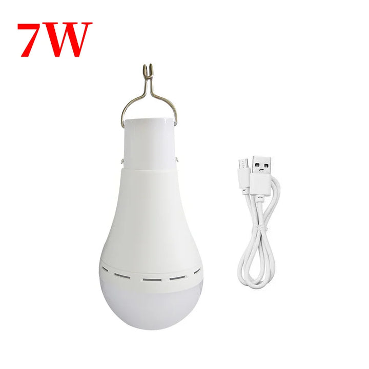 SolaGlow Lampe de Camping Solaire LED | Étanche & Rechargeable | Avec USB & Énergie Solaire | Pour Tente, Jardin & Urgences