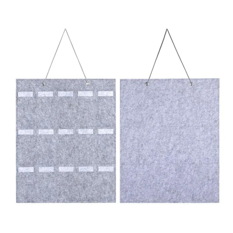 Organisateur GlasSpace | Support à lunettes mural | Sac de rangement pliable pour lunettes de soleil | Gain de place & résistant à la poussière | 42 × 38 cm