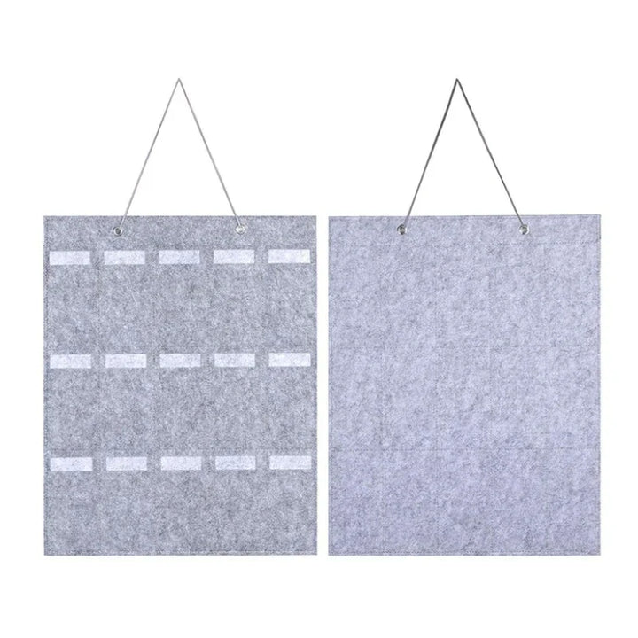 Organisateur GlasSpace | Support à lunettes mural | Sac de rangement pliable pour lunettes de soleil | Gain de place & résistant à la poussière | 42 × 38 cm
