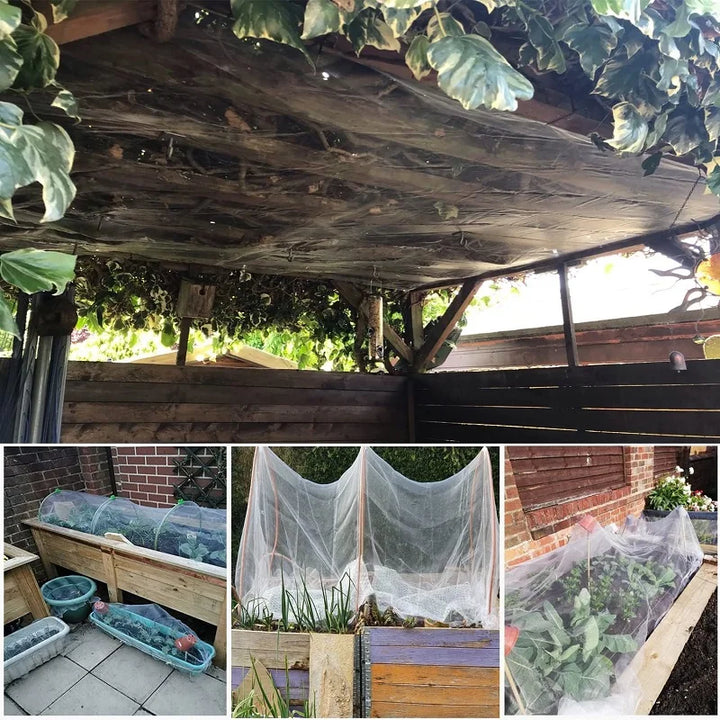 Naturaviso Filet de Jardin Insectes Protection | Résistant aux UV & Antirupture | Filet de protection des plantes contre les nuisibles & oiseaux