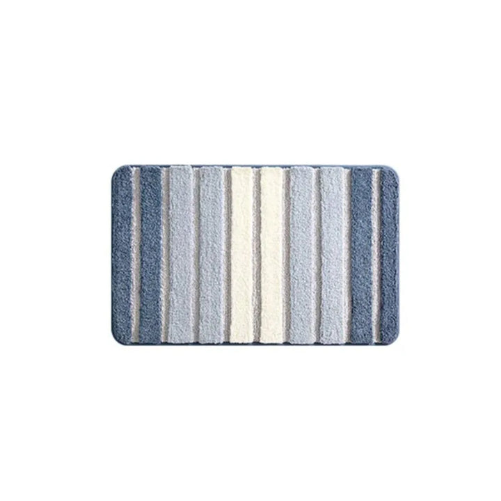 AquaLoom Tapis de Bain | Rayé | Doux & Antidérapant | 40 x 60 cm | Plusieurs Couleurs