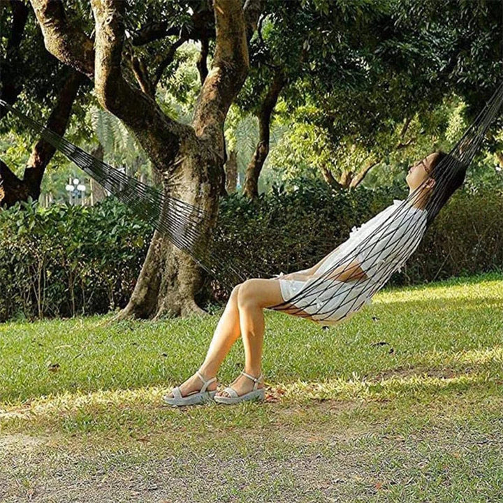 Hamac Relaxora Mesh | Filet en Nylon Ultra Léger | Portable & Respirant | Pour le Jardin, le Camping & les Voyages