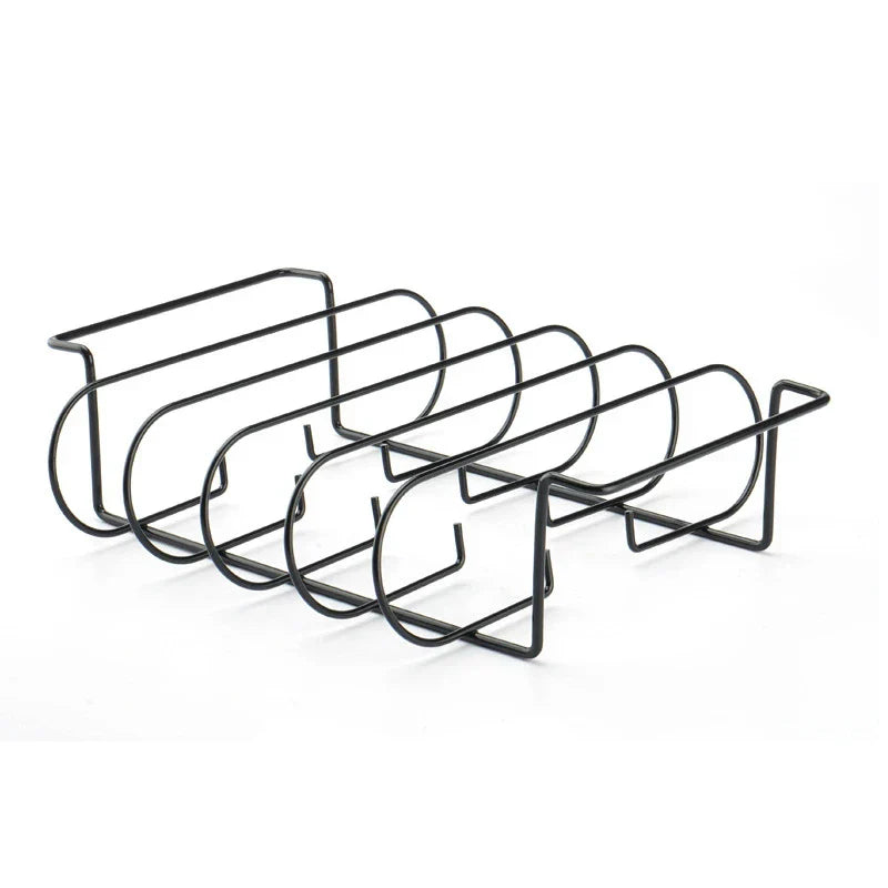 Support à côtes GrillMeister Pro | Pour 4 racks | Antiadhésif | Pour barbecue à gaz et four