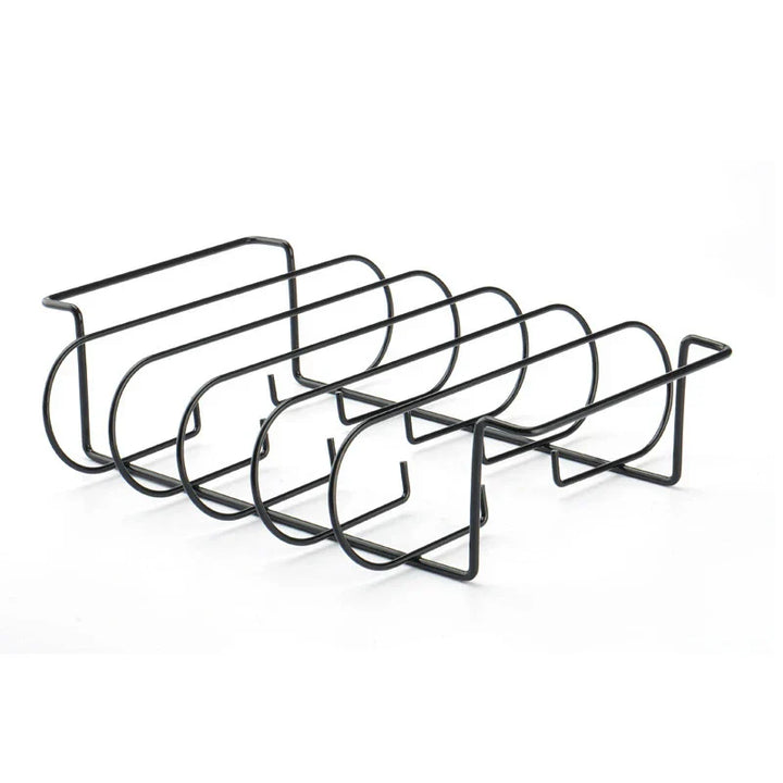 Support à côtes GrillMeister Pro | Pour 4 racks | Antiadhésif | Pour barbecue à gaz et four