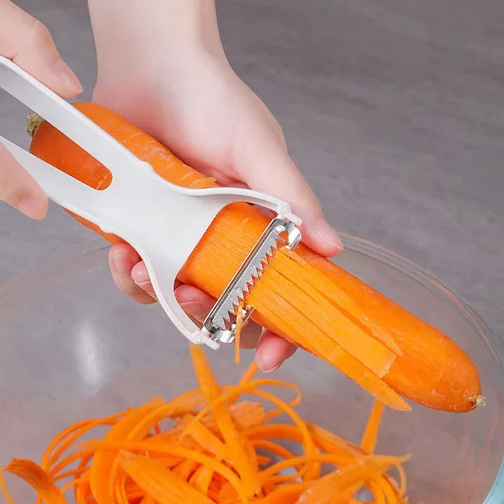 Râpe à légumes Julivita ProLine | Râpe manuelle avec lame en acier inoxydable | Pour carottes, pommes de terre & fruits | Fins bâtonnets Julienne uniformes