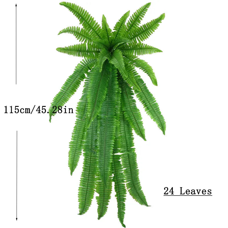 VerdeLia | Plante suspendue artificielle | Lierre persan | 73–115 cm | Décoration murale et de jardin