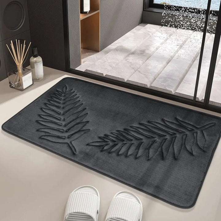 Set de Tapis de Bain SoftLuxe 3 pièces | Mousse à Mémoire & Coral-Fleece | Antidérapant & Sèche Rapidement | Lavable